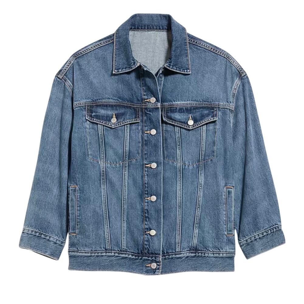 Old Navy Classic Blue Denim Jean Jacket L